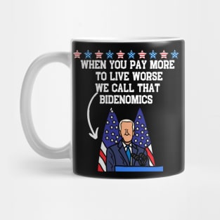 When You Pay More To Live Worse We Call That Bidenomics Mug